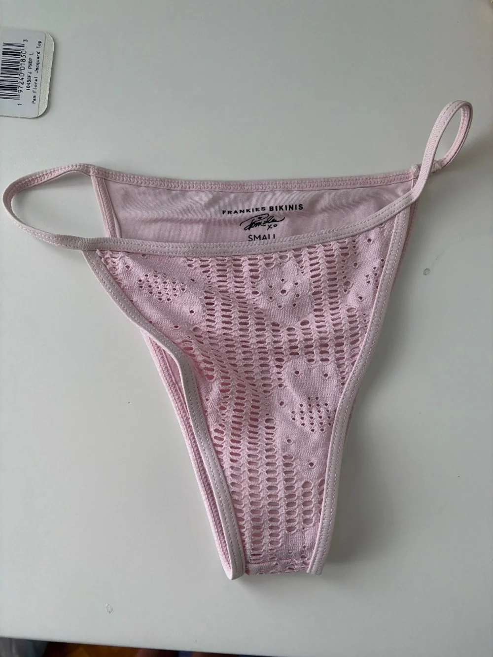 Frankie’s Bikinis Pamela Jacquard top and Zeus bottom